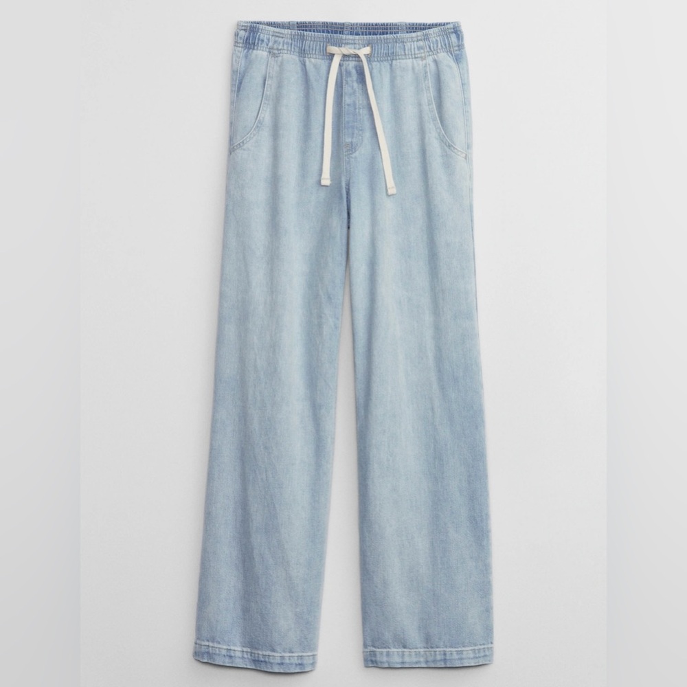 Gap Pull On Wide Leg Jeans
